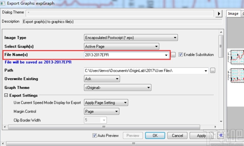 originlab导出图片的操作方法