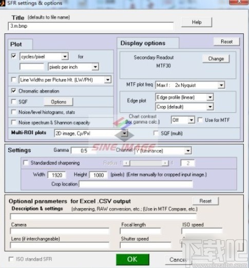 imatest软件的使用教程
