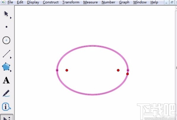 使用几何画板画椭圆的方法