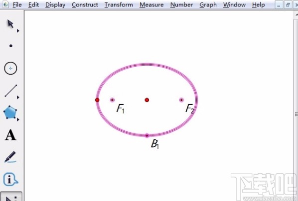 使用几何画板画椭圆的方法