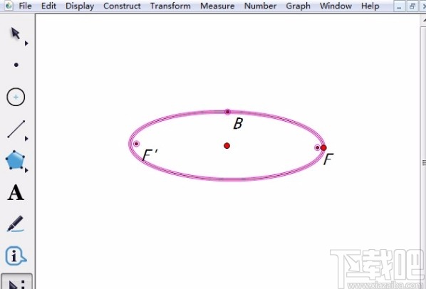 使用几何画板画椭圆的方法
