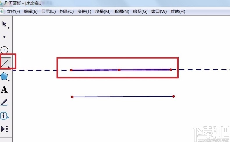 几何画板制作平行线的方法步骤