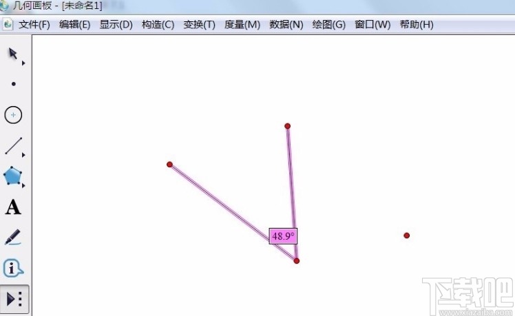几何画板做任意角度的操作方法