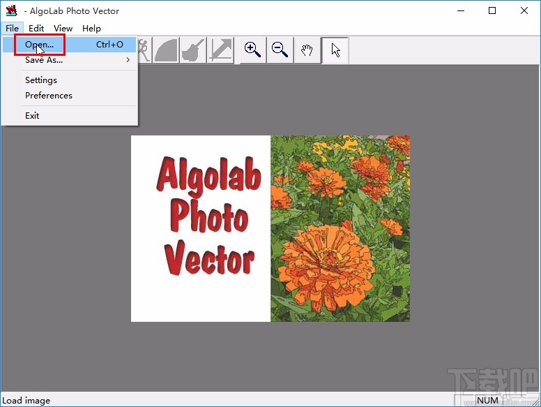 algolab ptvector扫描导入图片的方法