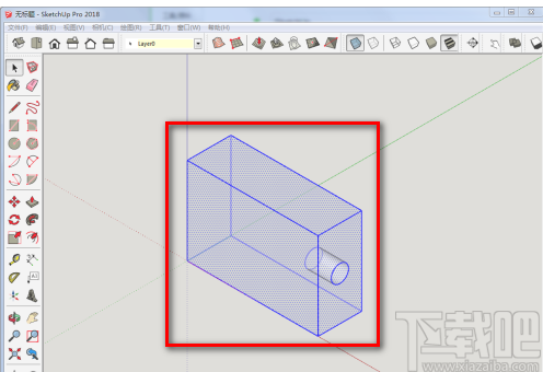 sketchup建筑草图大师实现镜像的方法