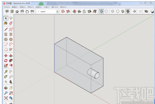 sketchup建筑草图大师实现镜像的方法