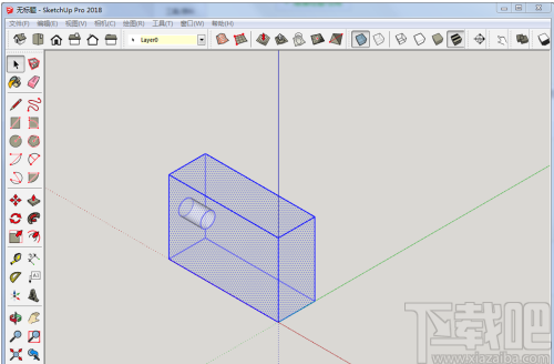 sketchup建筑草图大师实现镜像的方法