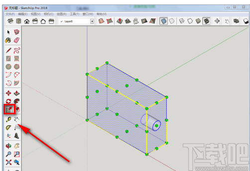 sketchup建筑草图大师实现镜像的方法