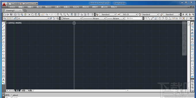 AutoCAD2014画虚线的方法