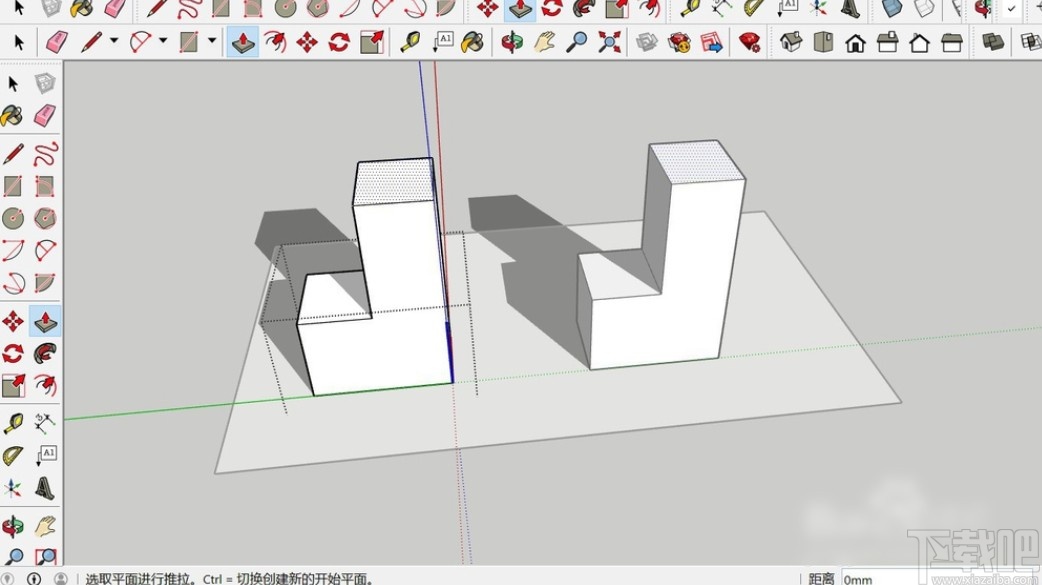 sketchup快速建模的操作方法