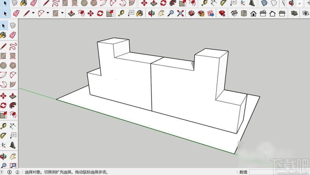 sketchup快速建模的操作方法