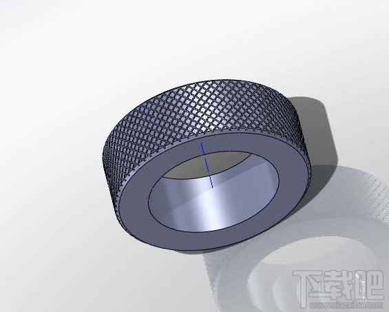 solidworks怎么绘制滚花零件