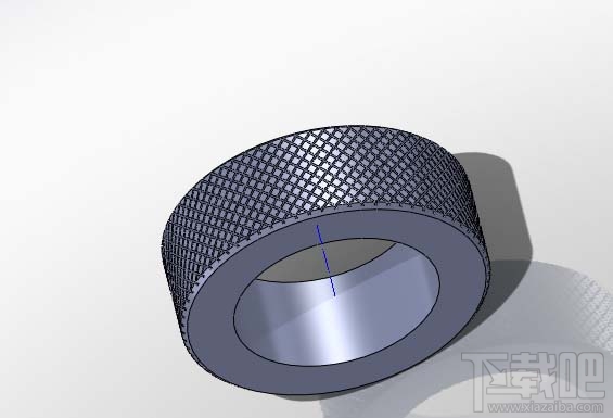 solidworks怎么绘制滚花零件