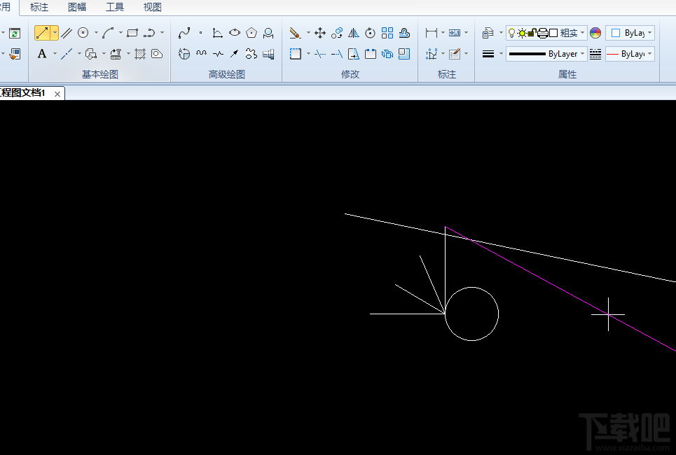 CAXA怎么绘制切线和等分线