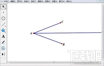 几何画板中画角平分线方法