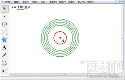 几何画板怎么画一系列圆?