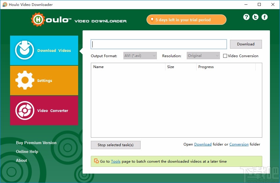 Houlo Video Downloader设置下载保存位置的方法