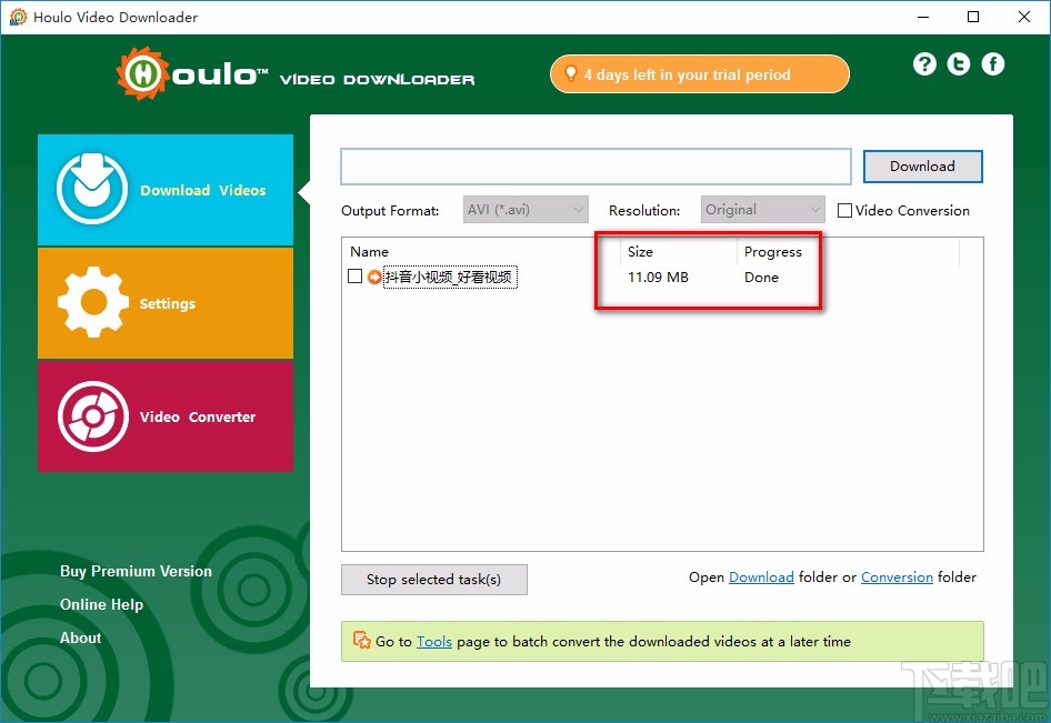 Houlo Video Downloader下载视频的方法