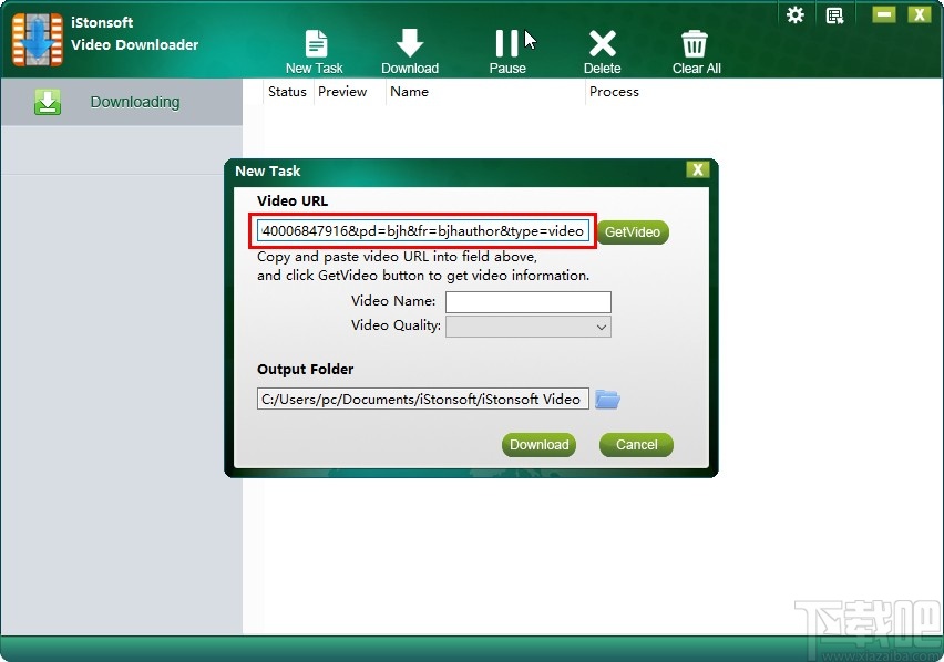 iStonsoft Video Downloader下载视频的方法