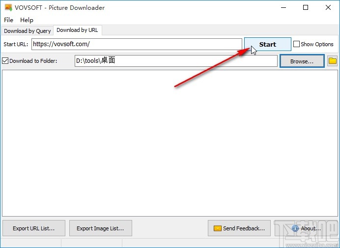 Vov Picture Downloader批量下载图片的方法