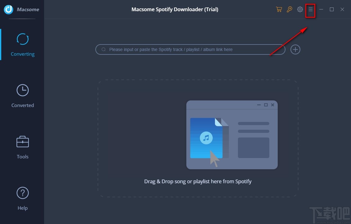 Macsome Spotify Downloader设置中文的方法