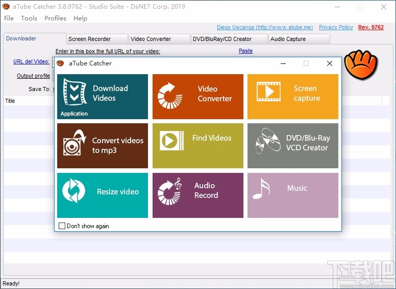 aTube Catcher录制电脑屏幕的方法