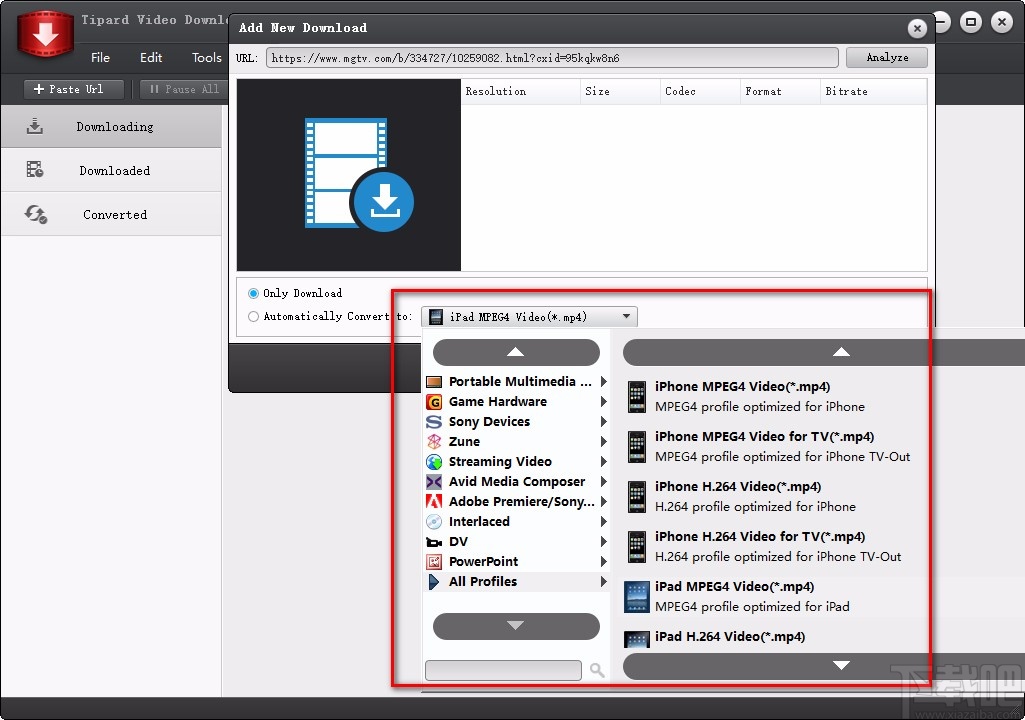 Tipard Video Downloader下载视频的方法