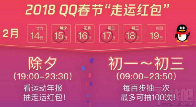QQ“走运红包”每走100步可获一个抽奖机会是真的吗？抽奖机会有上限吗？