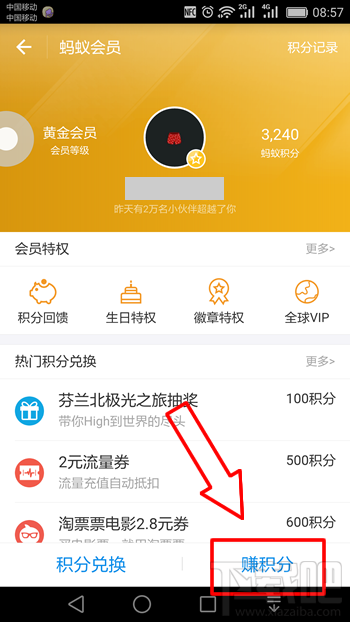 支付宝蚂蚁积分有什么用?蚂蚁积分怎么来的?