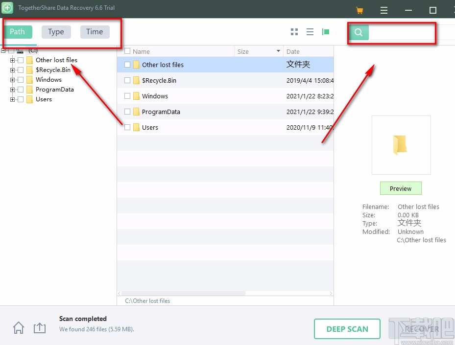 TogetherShare Data Recovery恢复误删文件的方法