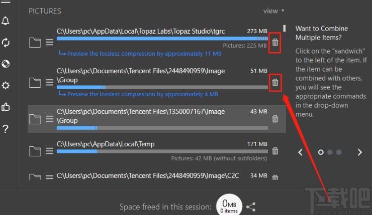 Files Inspector清理垃圾文件的方法