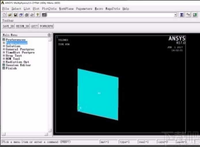 ansys隐藏模型某部分的方法