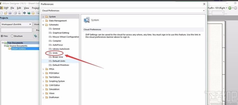 altium designer设置网格的方法