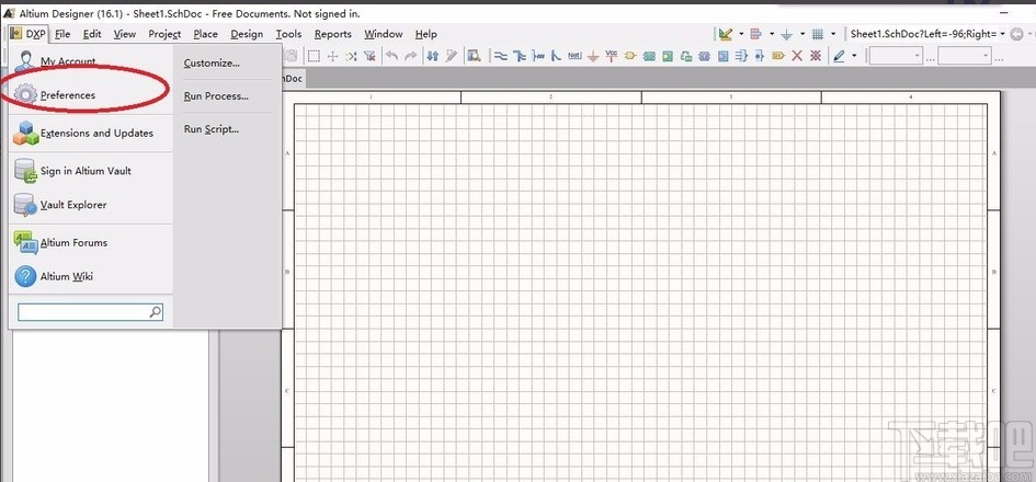 altium designer设置网格的方法