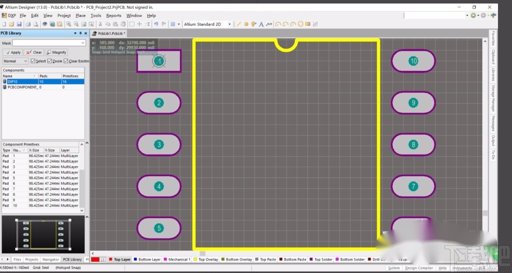 altium designer画封装的方法