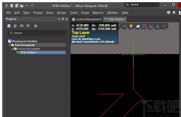altium designer设置参考原点的方法