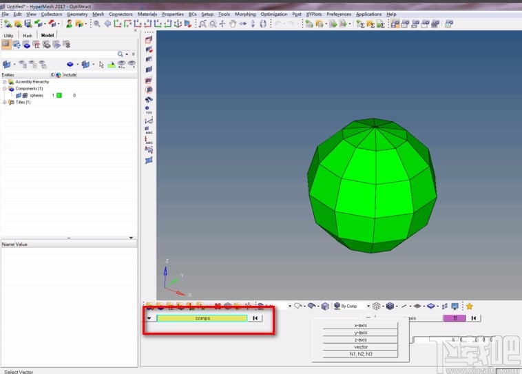 hypermesh旋转模型的方法步骤