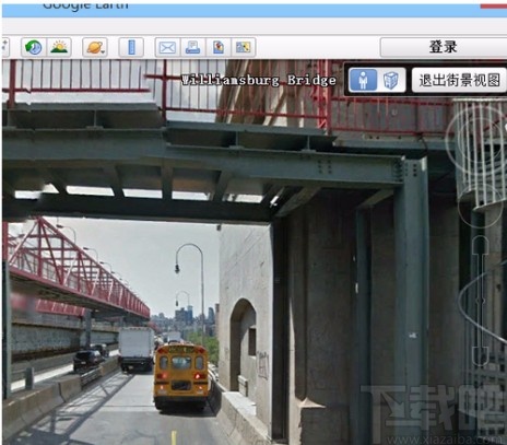 谷歌地球看街景的方法