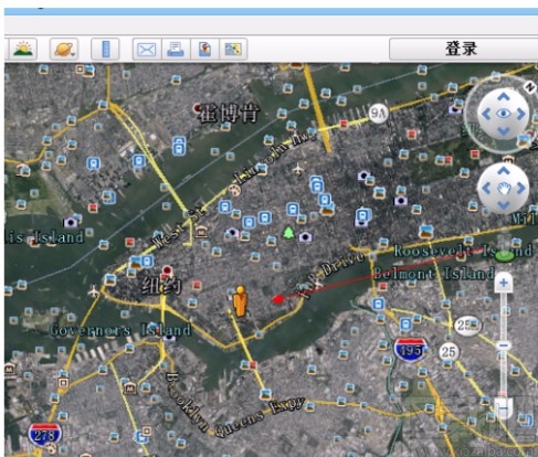 谷歌地球看街景的方法