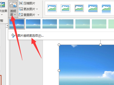 ppt如何将图片虚化透明