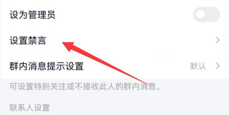 qq群禁言设置某人教程