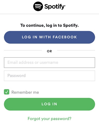 spotify怎么改密码
