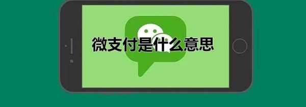 微支付是什么意思