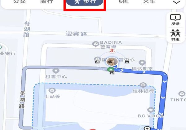 导航怎么看路线