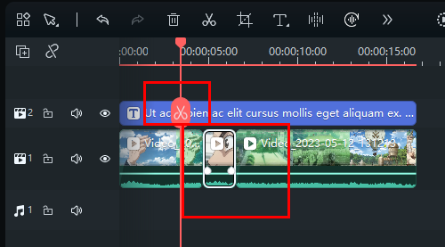 万兴喵影删除片段详情