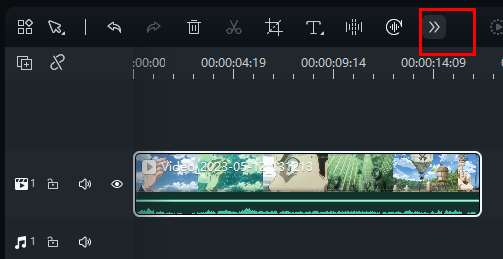 万兴喵影倒放步骤