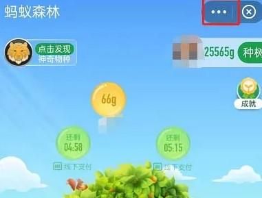 支付宝中蚂蚁森林怎样开启低帧率