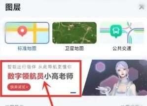 高德地图App怎样设置数字领航员